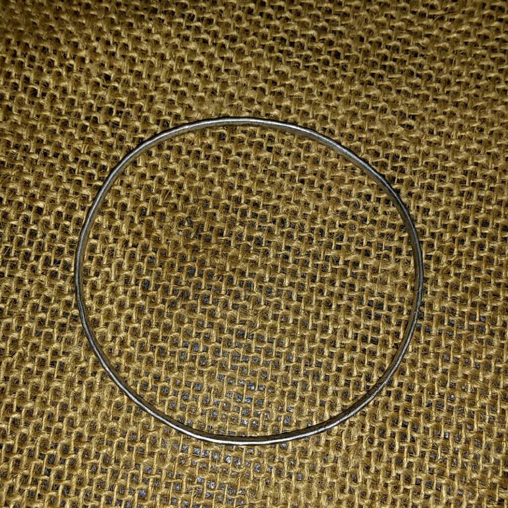 Vintage sterling bangle bracelet silver stamped